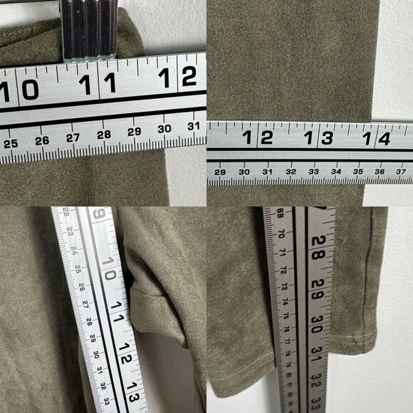 Aritzia Wilfred Free Daria Faux Suede Leggings Taupe High Rise Size XS‎ Minimal - Picture 12 of 14